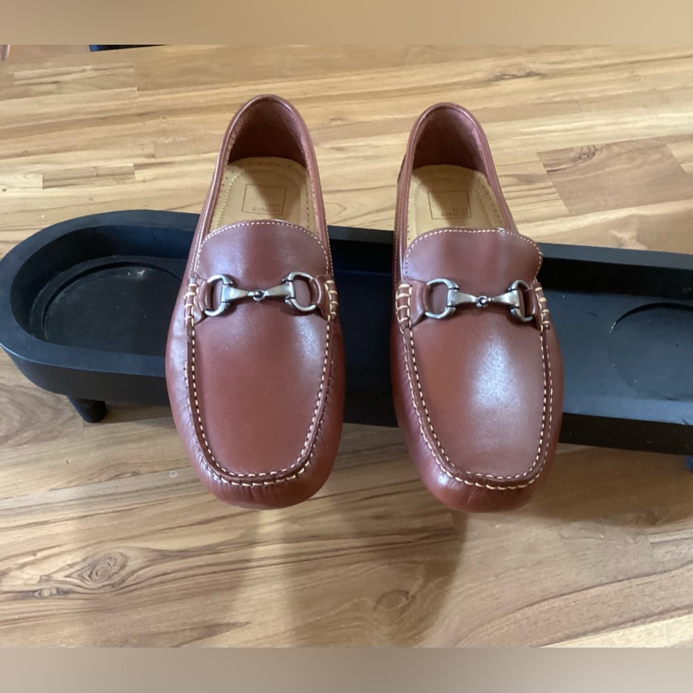 Mens 14th & Union brown loafers, size 11 1/2 M